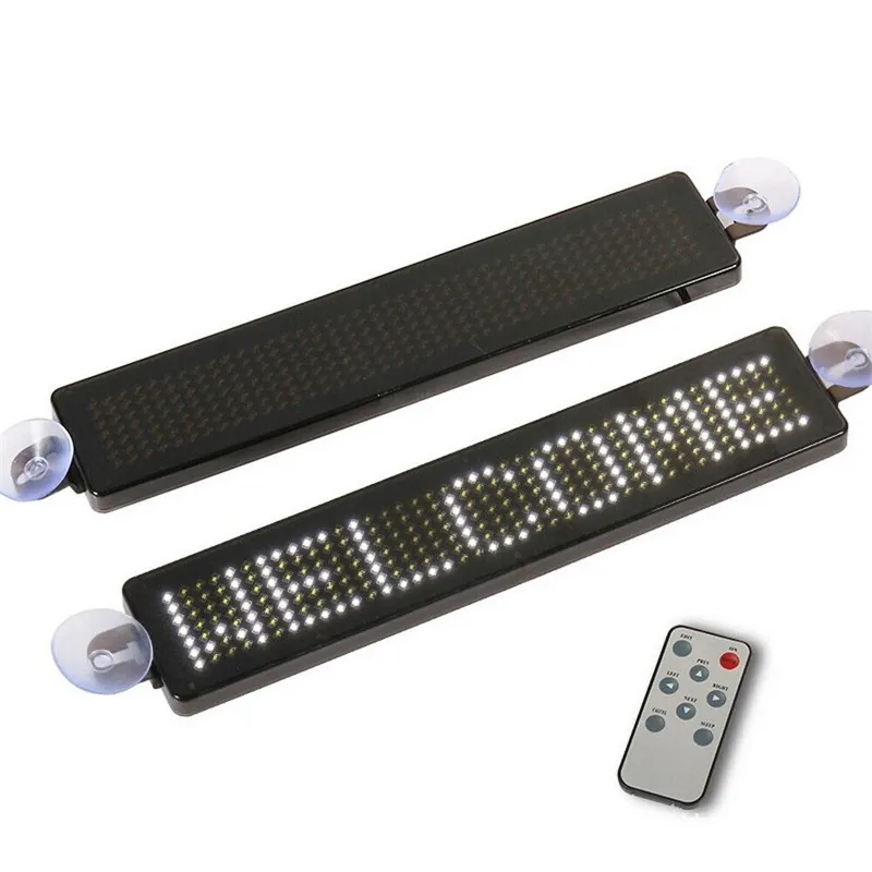 Programmable 12V Car sign of led with Moving...