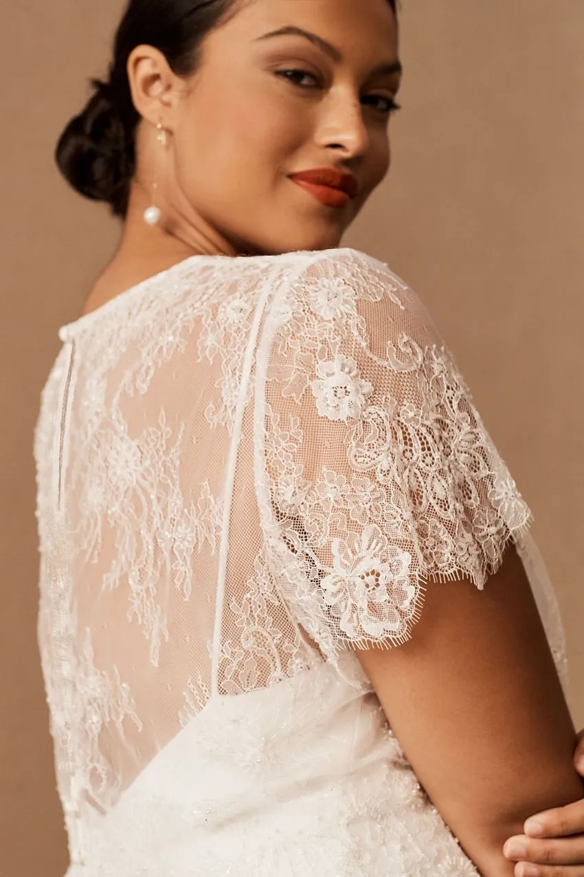 short sleeve jacket for wedding dress Off White Bridal Lace Bolero, Short Sleeve Wedding Jacket, Off-the Shoulder Wedding Top Separate
