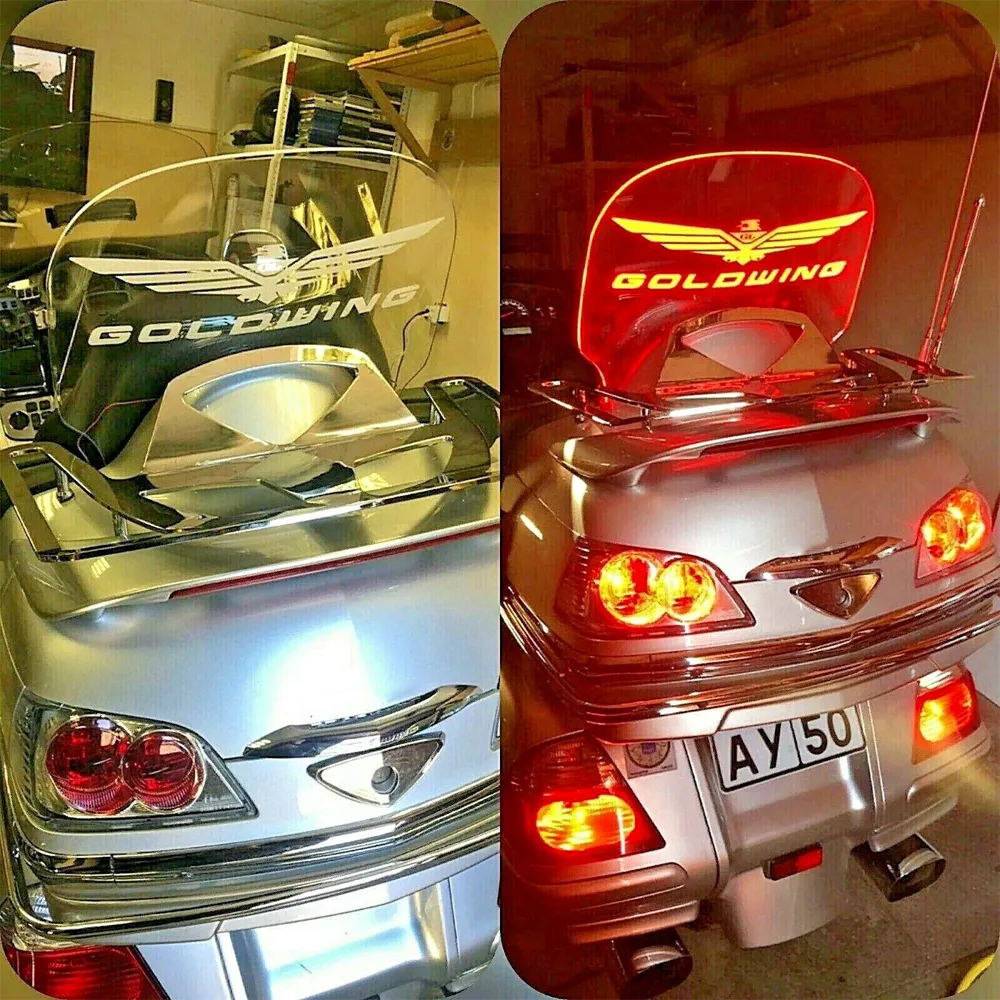 Chrome Accessories For Honda Goldwing 1800 Touring Rear Wind