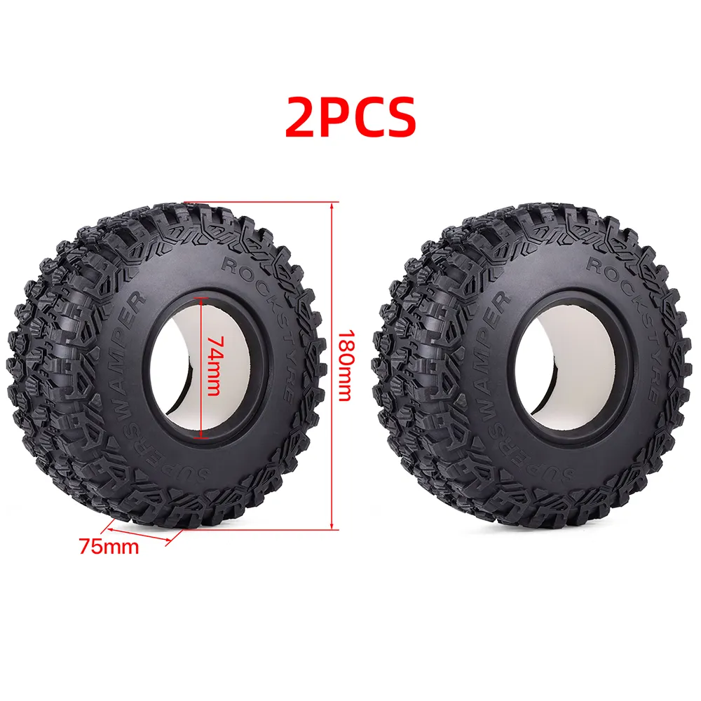 JJRFVBGT RC Auto Reifen 2,9 Zoll - Kompatibel Mit Axial SCX6 1/6 RC Crawler