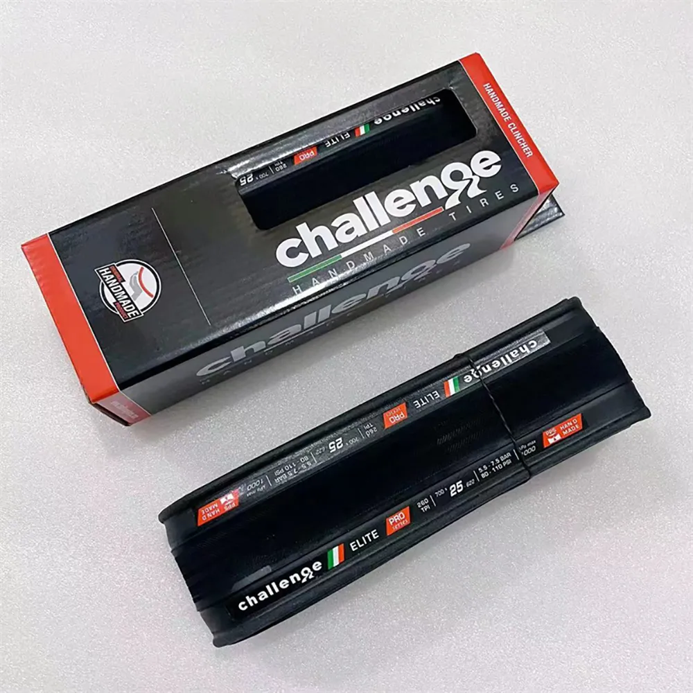 Challenge Elite Pro Road Bicycle Tire 700x25C 260 TPI Poly Casing