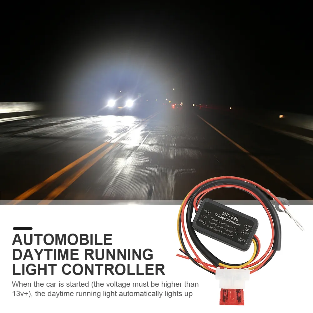 Running Light Controller Module 12V 24V Car LED DRL Controller Waterproof Universal Daytime Running ...