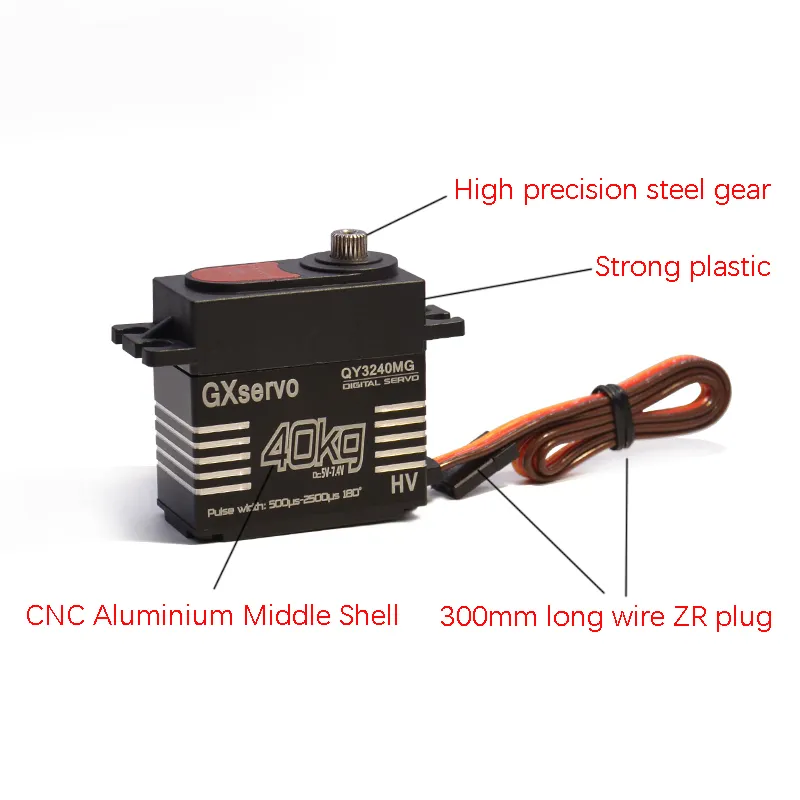 thumbnail image 2 of Hitec HS-7245MH High Voltage High Torque Metal Gear Coreless Mini Servo... 2 of 11