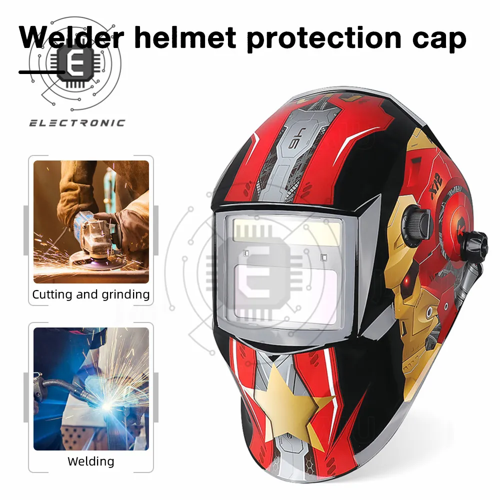 Casque De Soudage Auto-obscurcissant - Visière Solaire Réglable - Protection TIG MIG - Léger Et Confortable