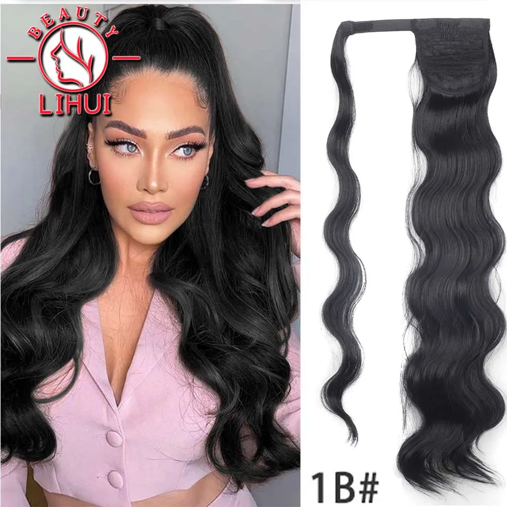 Wave Wraps Synthetic Body Wave Ponytail Wrap Around Clip... From Ddmyhome, $18.51 ...