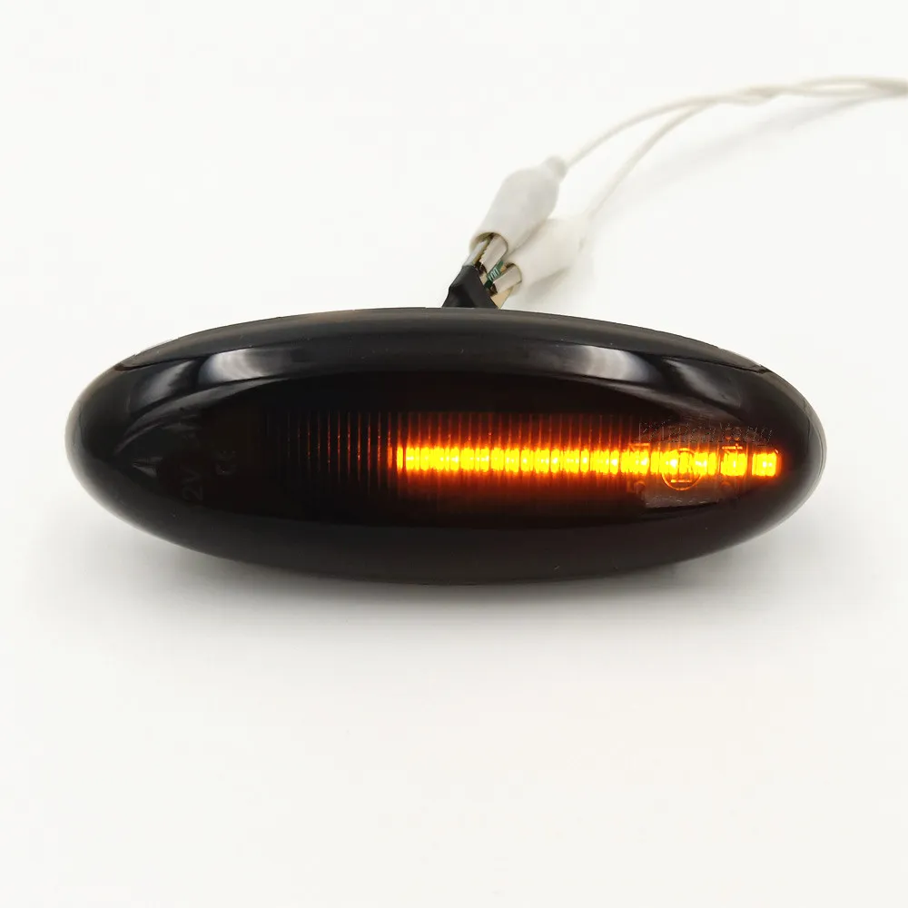 Dynamic Smoked LED Side Marker Turn Signal Lights – Fits Mazda Protege 5, Tribute, 323