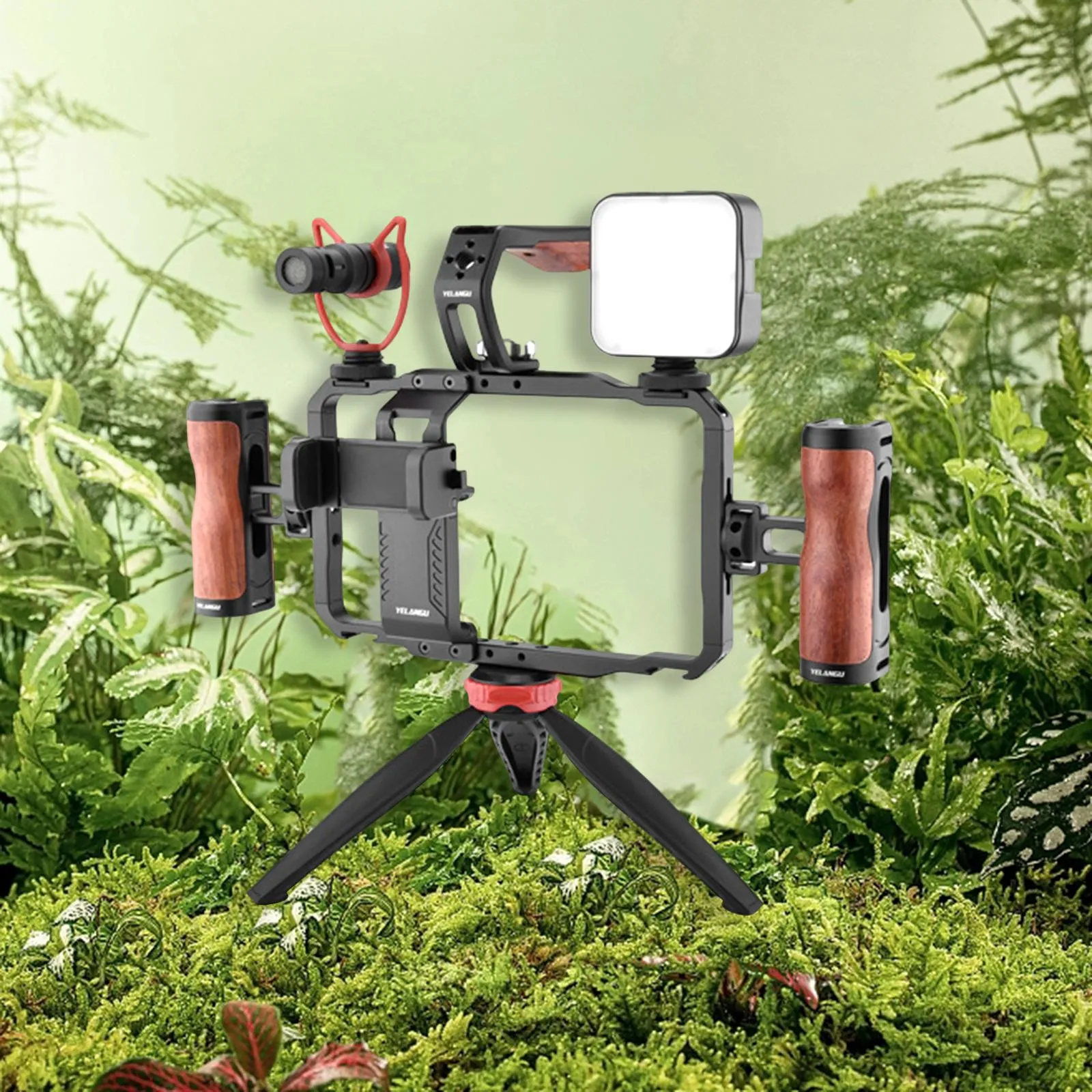 Gimbal Stabilizer For Iphone Easy Hood Smartphone Video Rig Cage