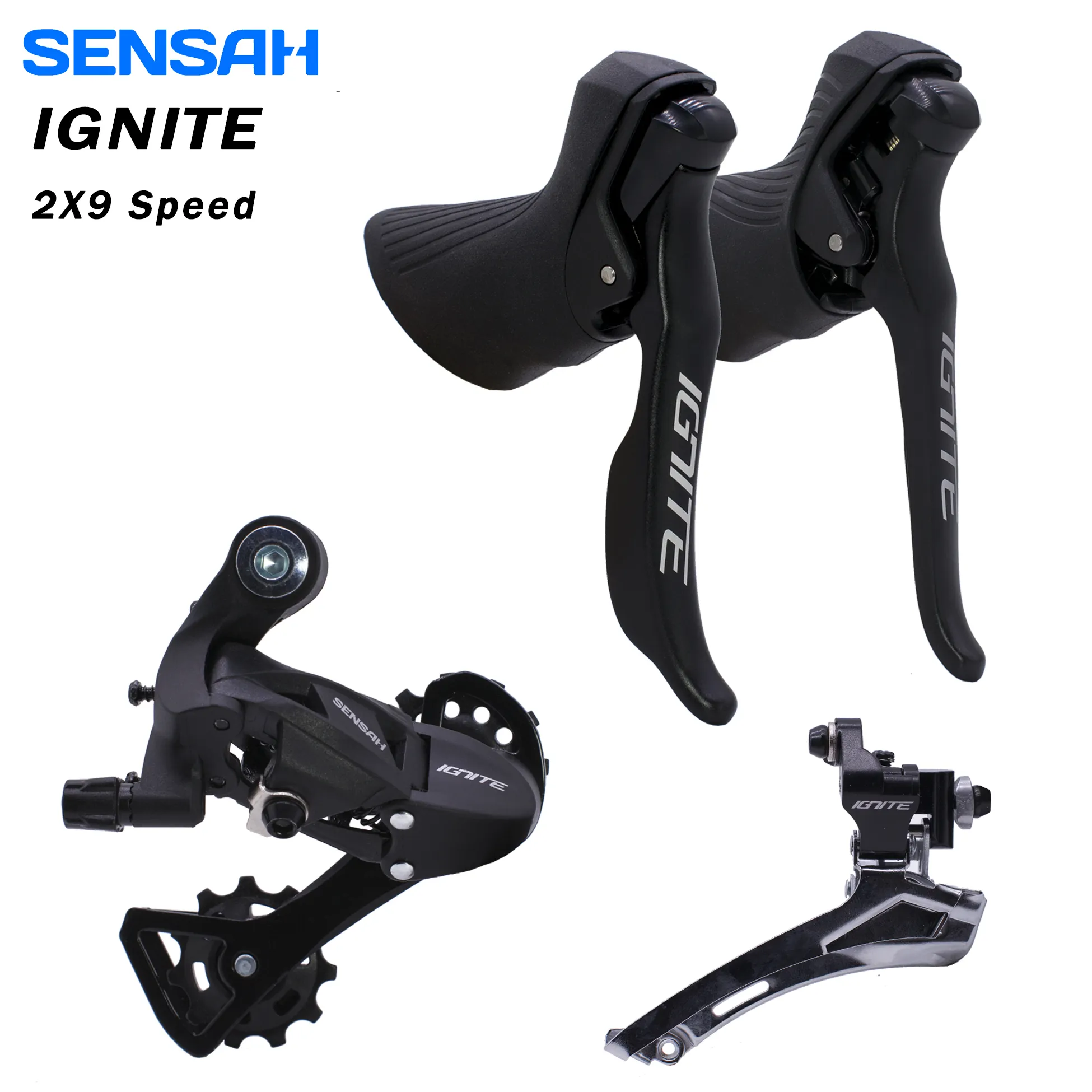 Sensah Ignite 2x9S Road Bike Shifter 2x9 R7000 Tiagra Sora Sensa 8 964 DHgate