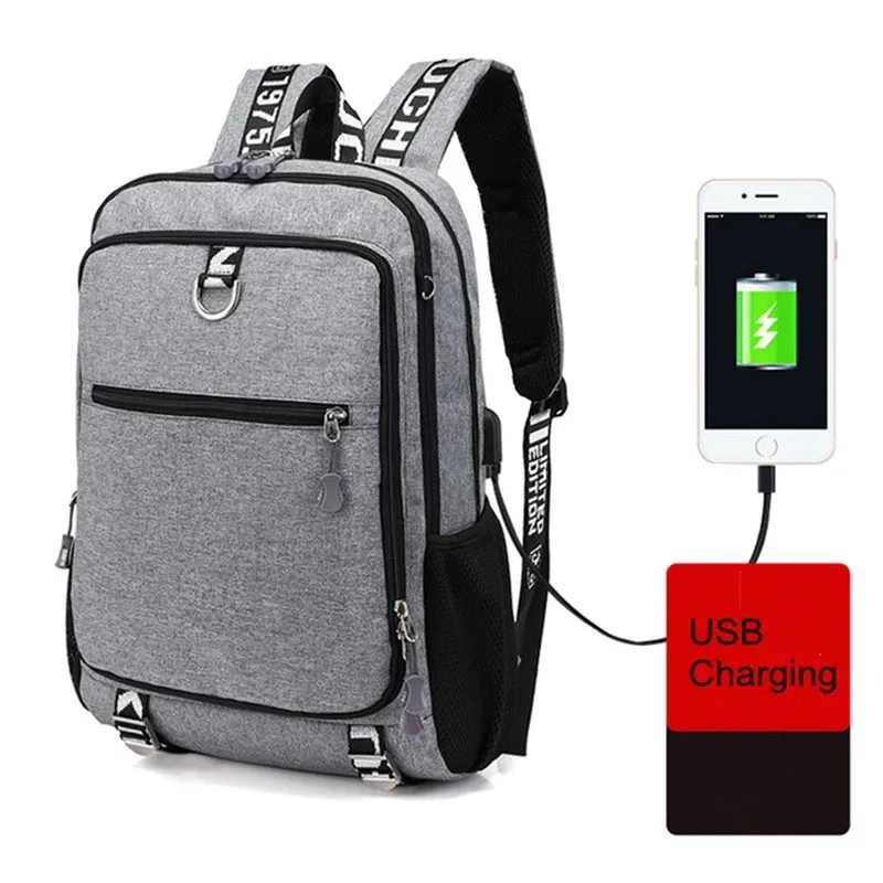 Laptop Backpack with USB Charge and Large Capacity for Men and College  Students from Dhgate School Bags - price 44.13