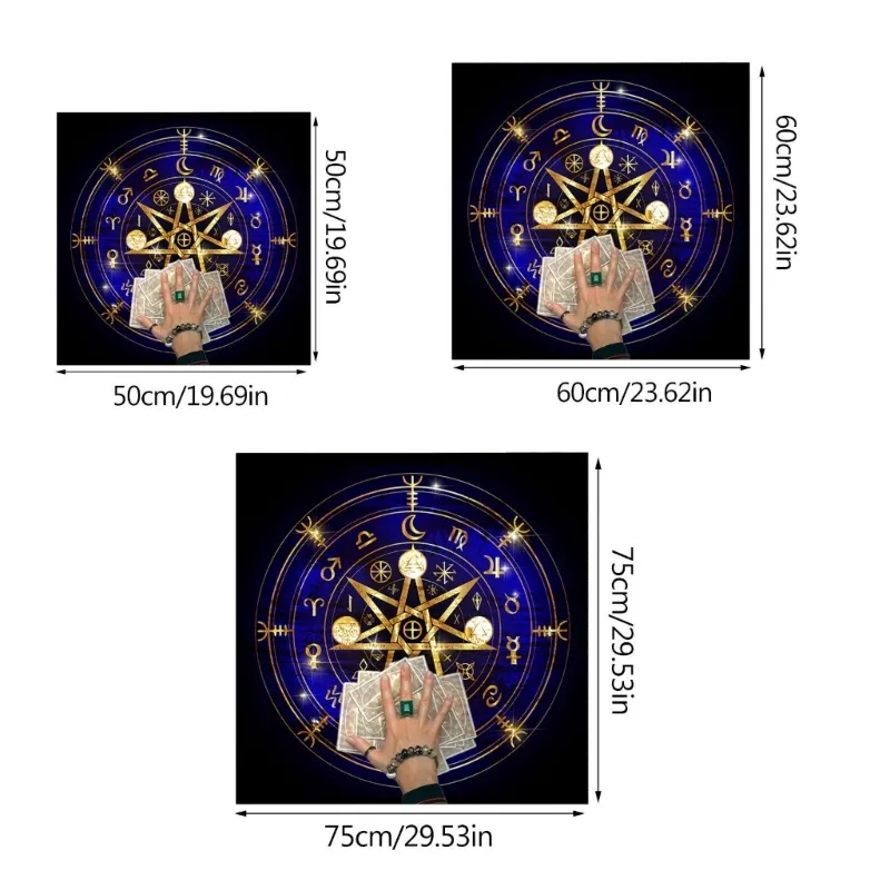 MDHQ Trees Of Life Altars Cloth Tarots Cards Tablecloth