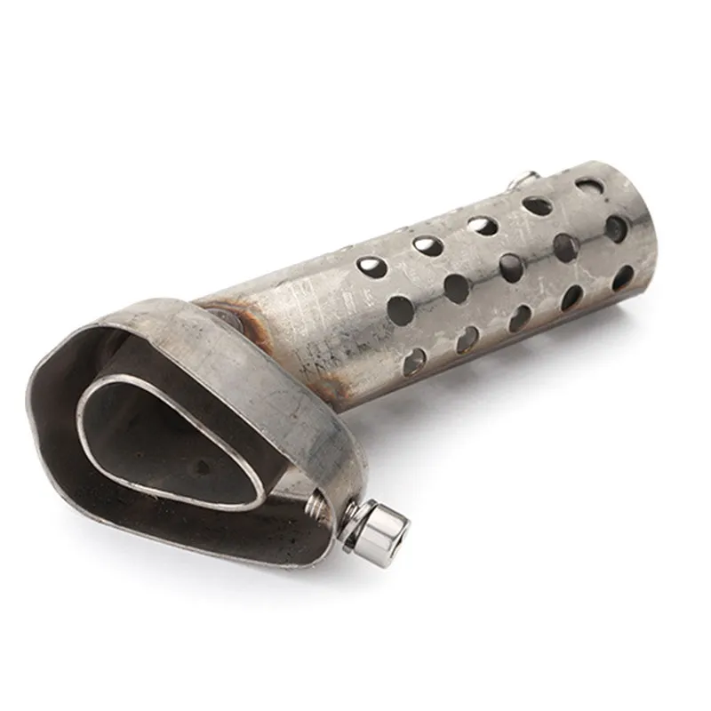 Universal Motorcycle Exhaust Baffle / DB Killer - Stainless Steel & Aluminum, 51mm OD, Reduces Sound & Noise