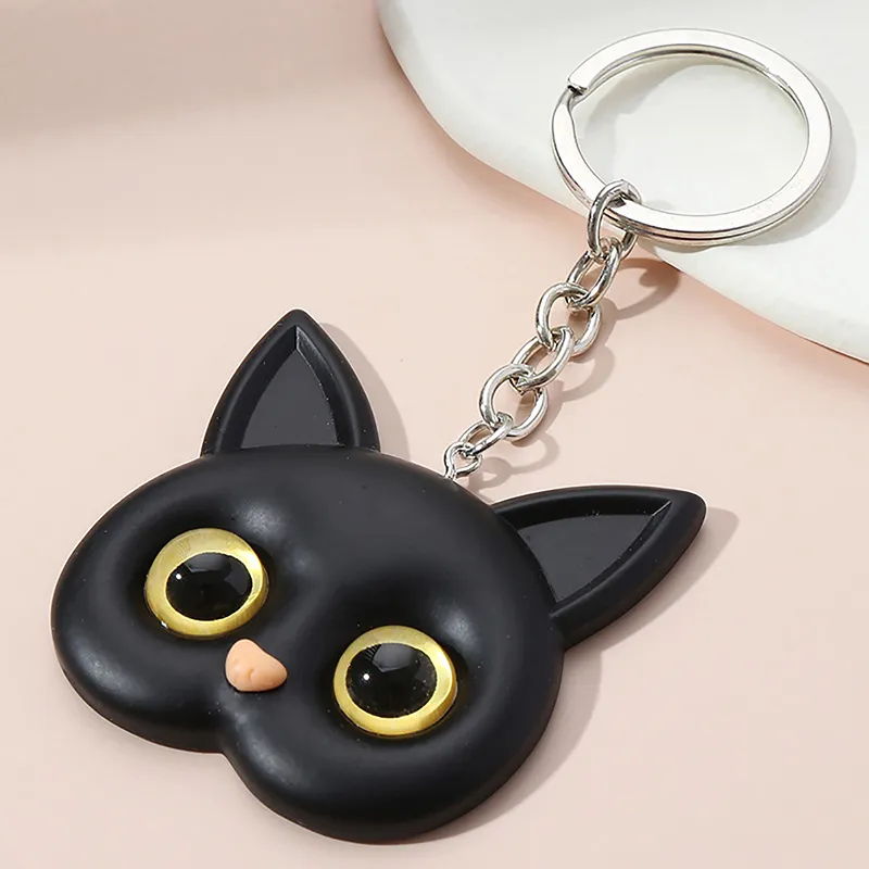 BLACKPURPLE】24FW☆ Signature Cat Heart charm Keyring