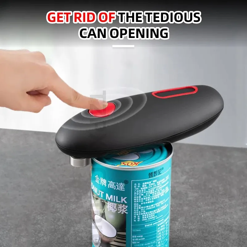 Electric Can Opener, One-touch Automatic Can