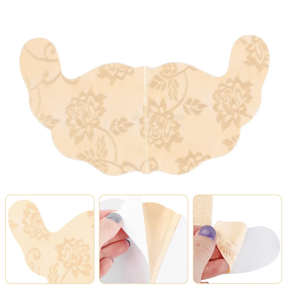 Cache-Tétons Jetables Invisibles - Lot De 100 - Adhésifs Ultra Fins Respirants - Beige - Pour Robes, Maillots, Tenues Dos Nu