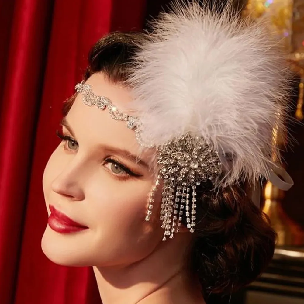 Flapper Costumes For Women Babeyond 1920s Pearl Flapper Cap