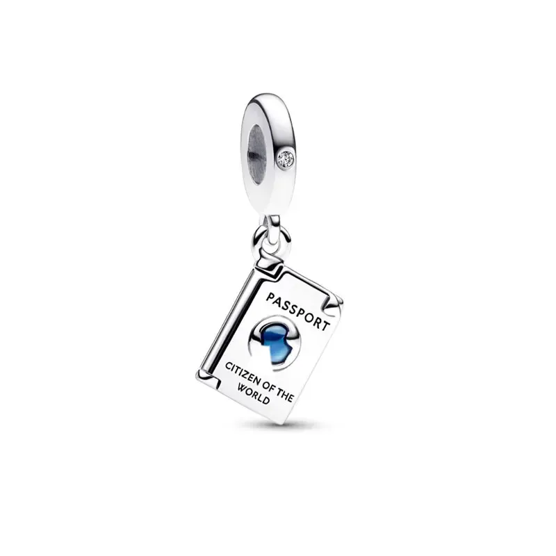 S925 Silver Sea Creature Triple Dangle Charm Bead For Bracelet_voghion.com