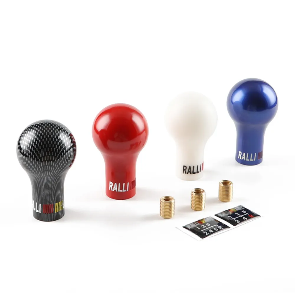 VMS RACING 10x1.25mm Thread 6 Speed JDM Round Ball Shift Knob In Gunmetal Grey Gray Silver Billet Aluminum For Mitsubishi Lancer Evolution Evo 7 8 9 - Foto 3