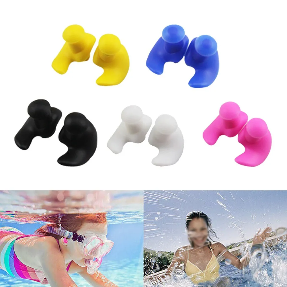 Bouchons D'oreilles Piscine Silicone - Lot De 3 Paires - Neuf FNGXX
