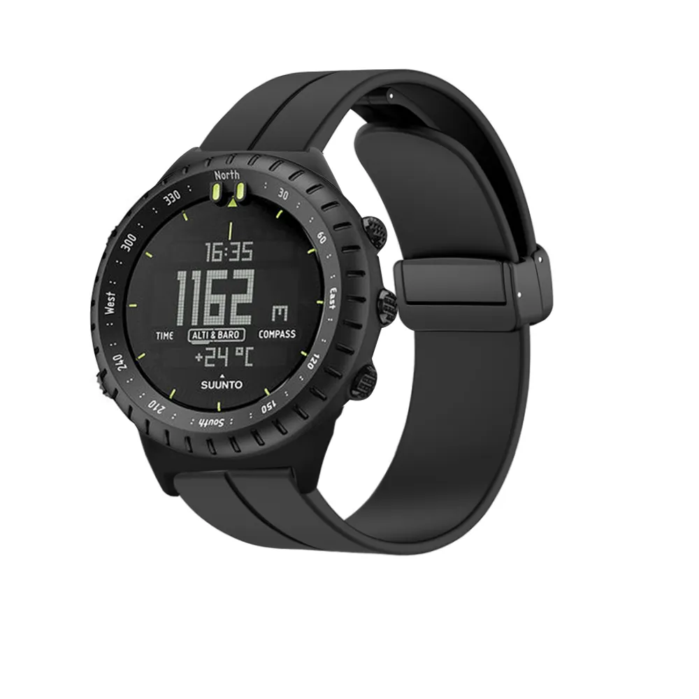 2024 Newsuunto Core Watch Band Suunto Core Smartwatch Siyah Icin Guvenli Metal Manyetik Toka Yerine Sahip Yumu ak Silikon Spor Billesi Yi TL1 496.17 DHgate
