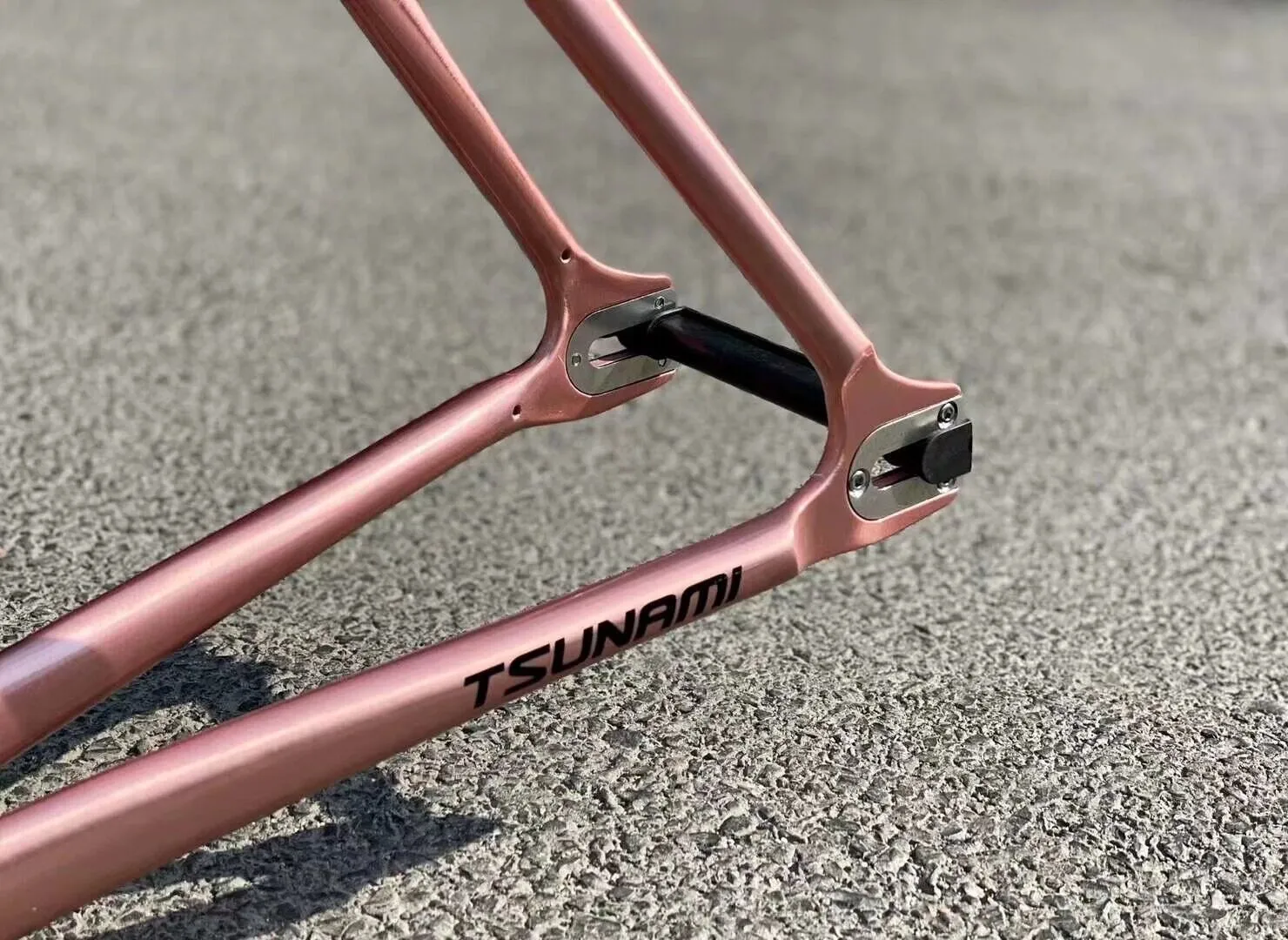 Descursion Frame Fixed TSUNAMI SNM100 Single Speed Fixed Gear 4130 Chromoly Bike Frame 700C ...