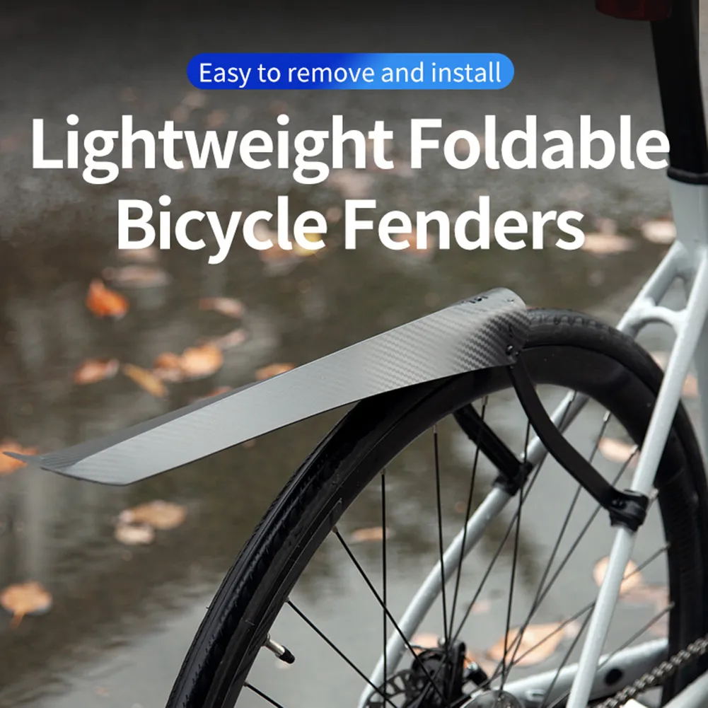 Adjustable Foldable Bike Rear Fenders Lightweight Cycling Mudguards for  Mountain Bikes, Road Bikes, Hybrid Bikes, and City Cruisers