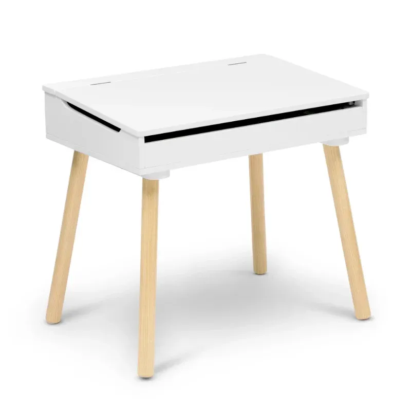LISM Delta Children Ollie Lift-Top Desk and Chair Set for Toddlers and Up,  Bianca White/Natural from Dhgate Other Baby Furniture - price 213.12