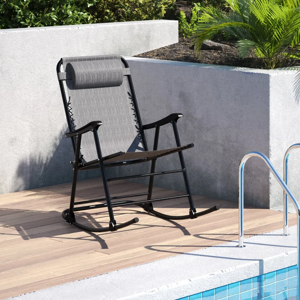 rocker recliner lawn chair