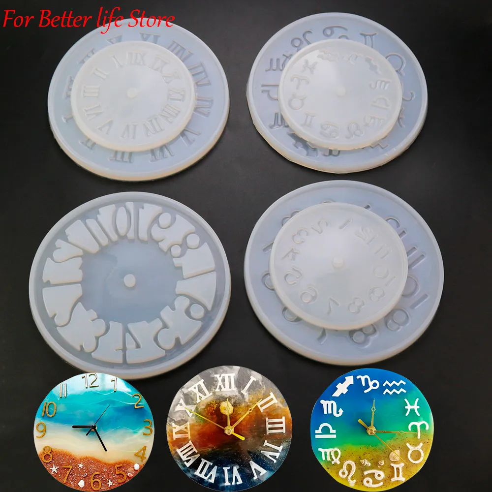 Save Big on Bulk Clock Mold For Resin Epoxy Resin Casting Moulds For Clock  Making DIY Silicone Clock Molds Kit For Resin Crafts, Jewellery Supplies 