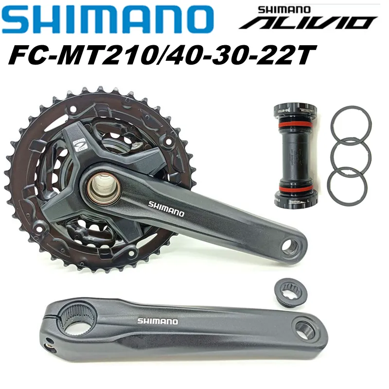 Save Big on Bulk Shimano Alivio Crank Shimano Alivio MT210 Pieces 44 32  22T 40 30 22T 3x9 2x9 Speed BB MT501 Bottom Bracket Bike Bicycle Crankset 