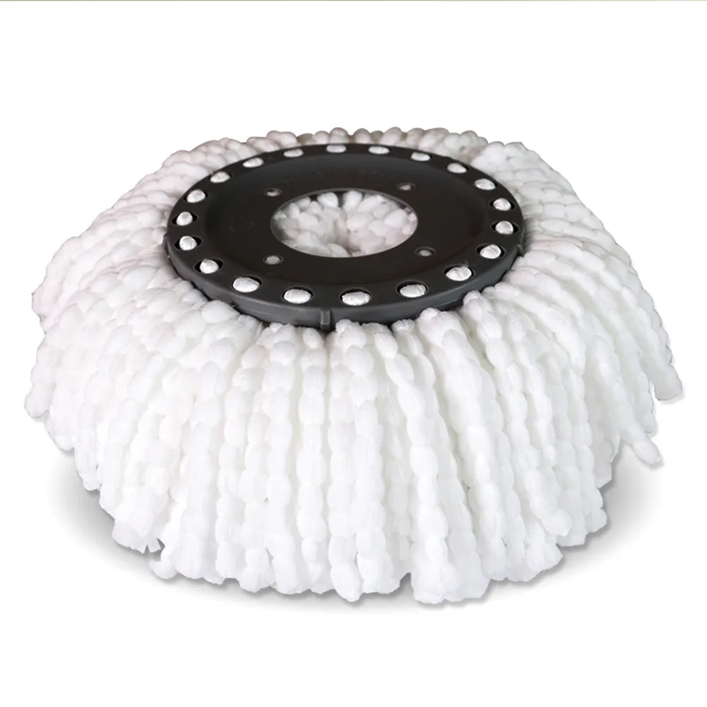 4-Pack Microfiber Spin Mop Replacement Heads - Compatible With Easywring & Similar Spin Mops For Deep Cleaning - View #3