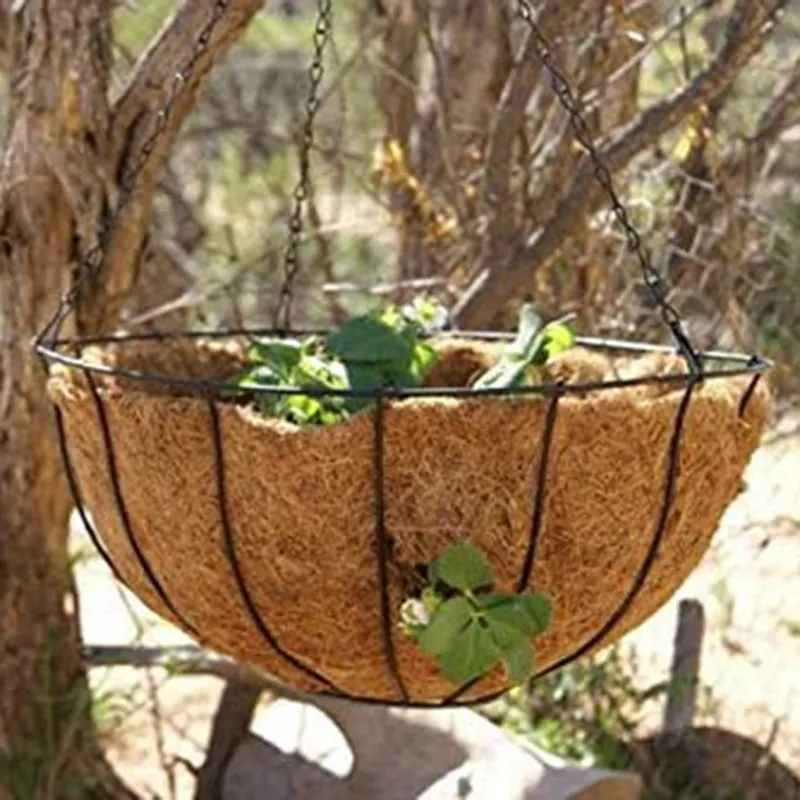 2 Pack Coconut Liners For Planters, Hanging Basket Coco