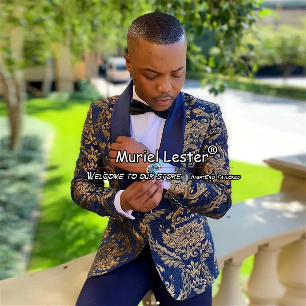 Trajes Blazer Flores Hombre Ropa De Hombre Traje De Traje Con