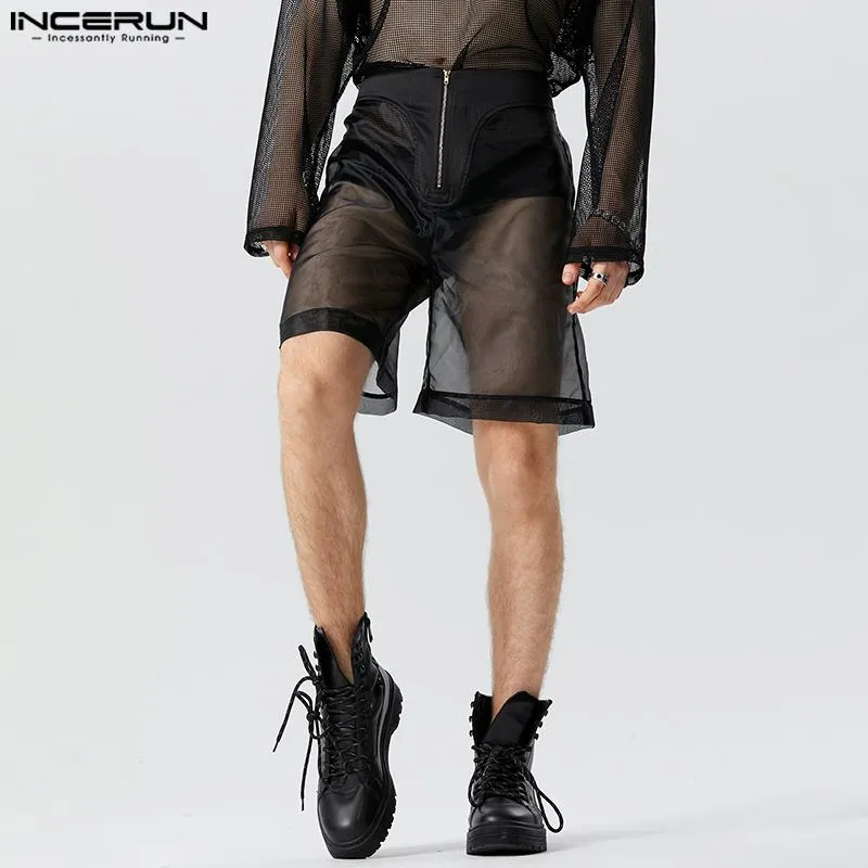 DHgate.com:Mens Mesh Shorts: Sexy See-through Zipper Casual