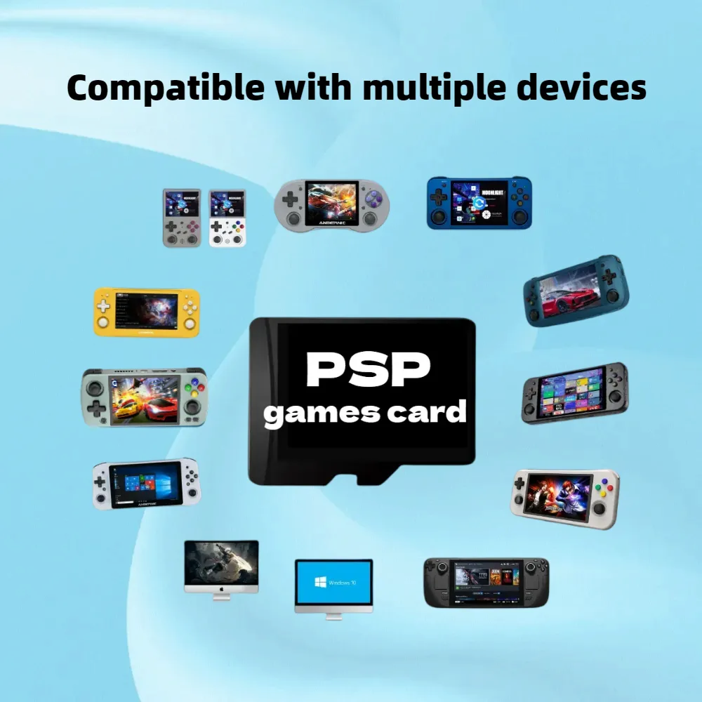 Customizable PSP TF Bs Card Game For Retroid Pocket 3 Plus Flip RP3+ In ...