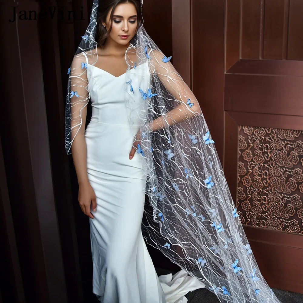 blue wedding dress with veil 10+ Dreamy Blue Wedding Veils