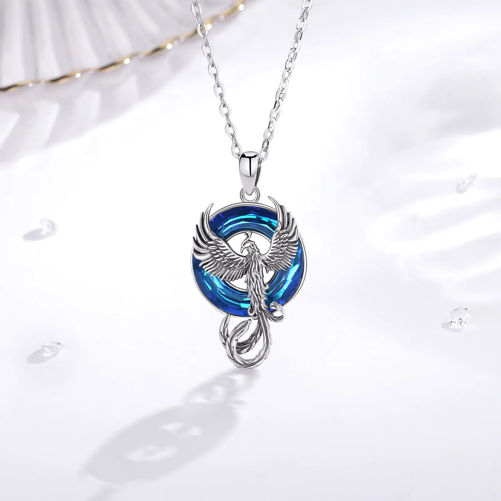 Collier Pendentif Phoenix En Acier Inoxydable | Or Ou Argent, Unisexe, 51-80 Cm