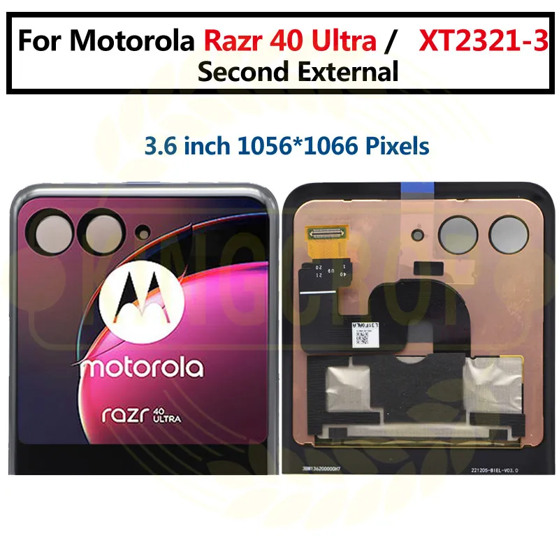 OLED TechMotorola Razr 2024 Ultra 2nd Screen Replacement Screen ...