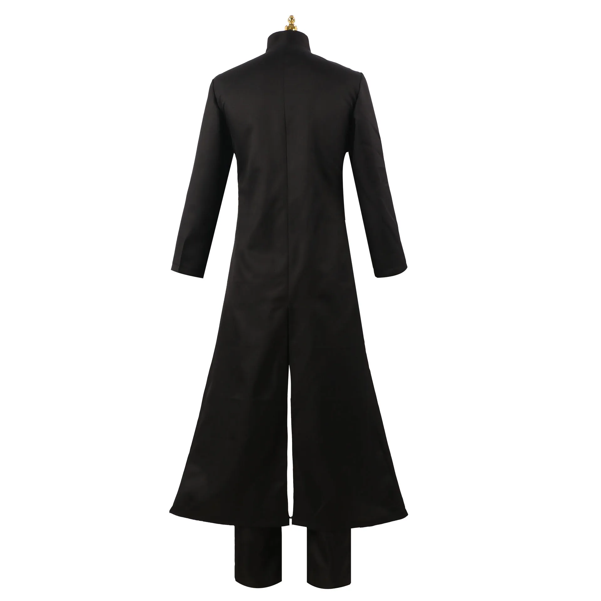 Matrix Cosplay Costume Neo Black Trench Coat Men & Women Uniform For ...