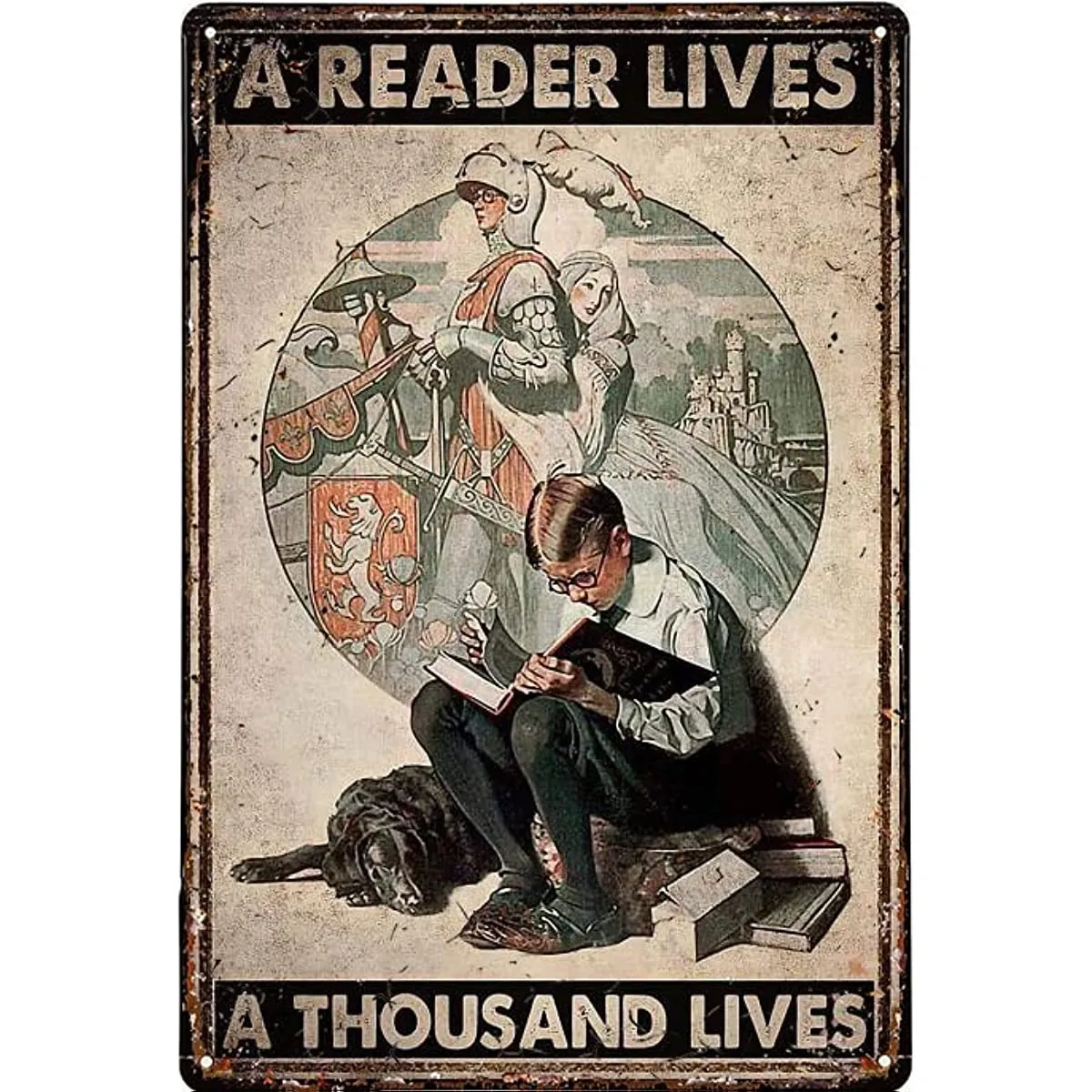 WW1 Propaganda 'Help Deliver The Goods' Vintage Metal Tin Sign - 8x12 Inch Wall Decor