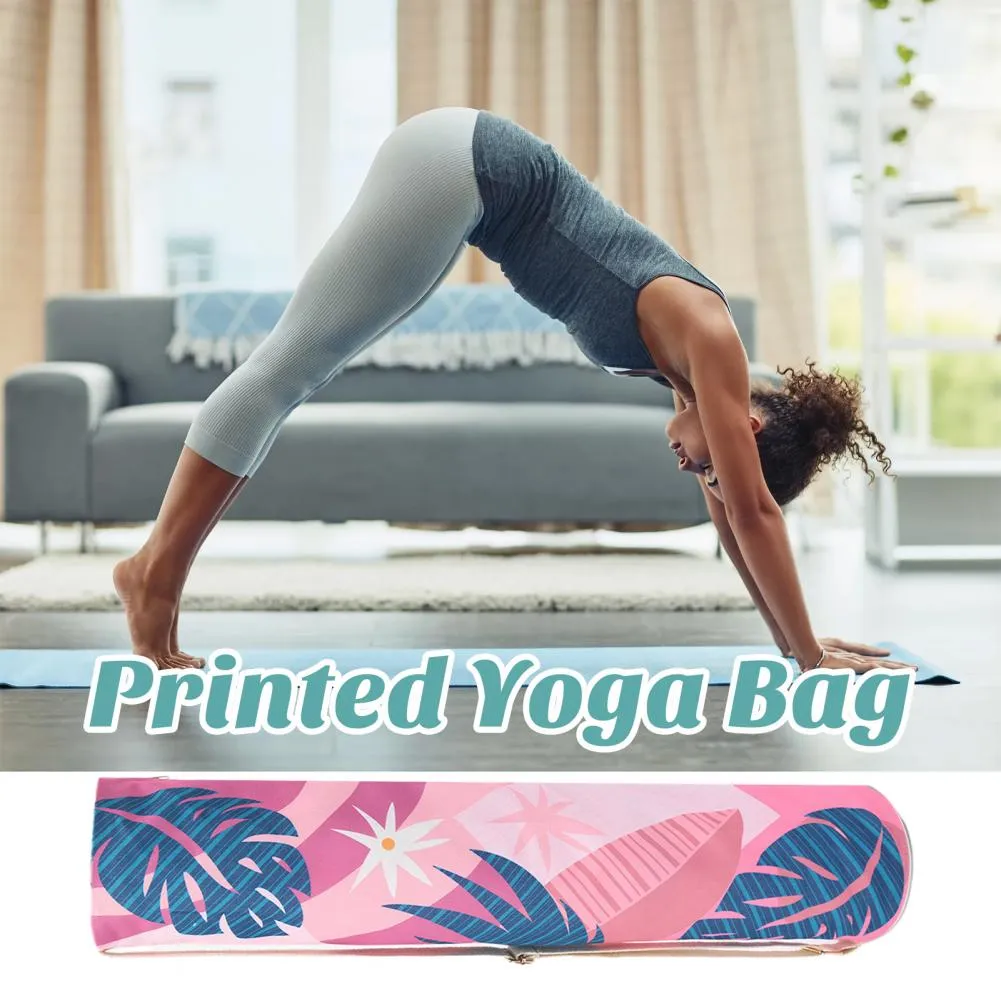 DHgate 2024Yoga Mat Bag with Double Zipper Adjustable Shoulder Strap Large Capacity Water Resistant for Gym Fitness Travel Black Sports Outdoors