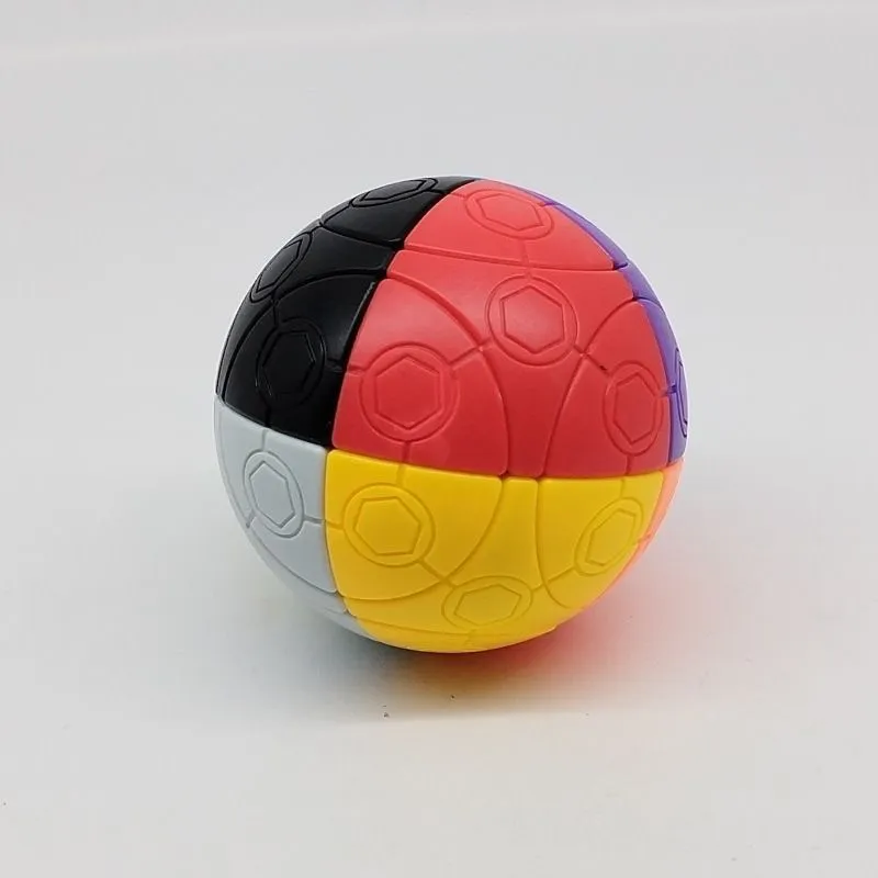 Ball Magic Cube Puzzle Second Order Football Design 75mm