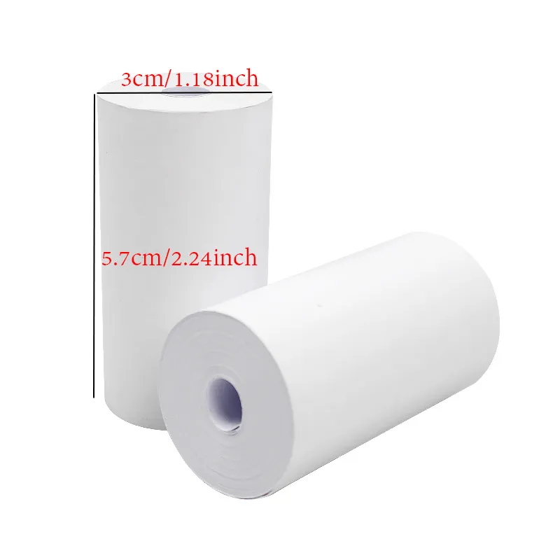 Pack De 200 Feuilles Papier Thermique A4 - Sans BPA, Séchage Rapide - Compatible Imprimantes Thermiques - Pour Documents, Factures Et Photos - 8