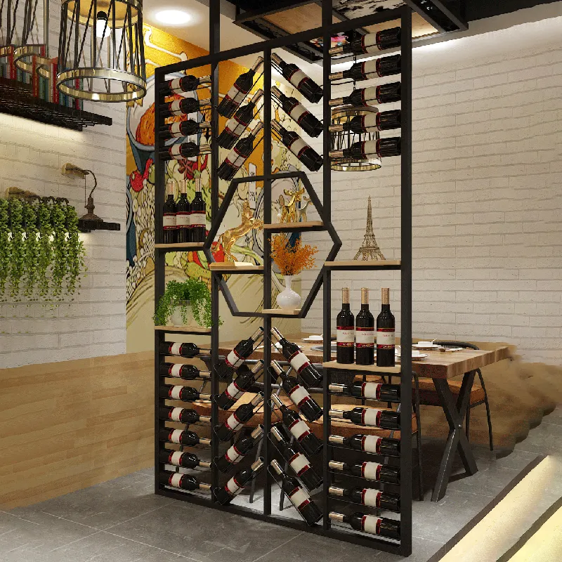 Wall Mounted Patio Bar Cabinet Living Room Whisky Industrial Drink