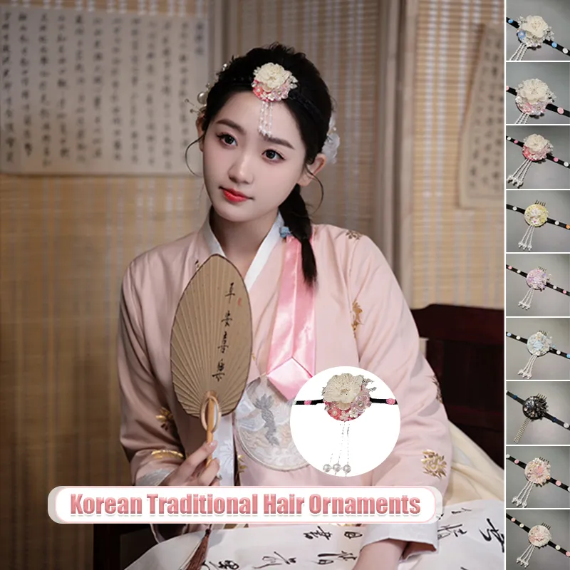 Elegant Women Hanbok Hair Hoop Korean Court Style Hair Accessory