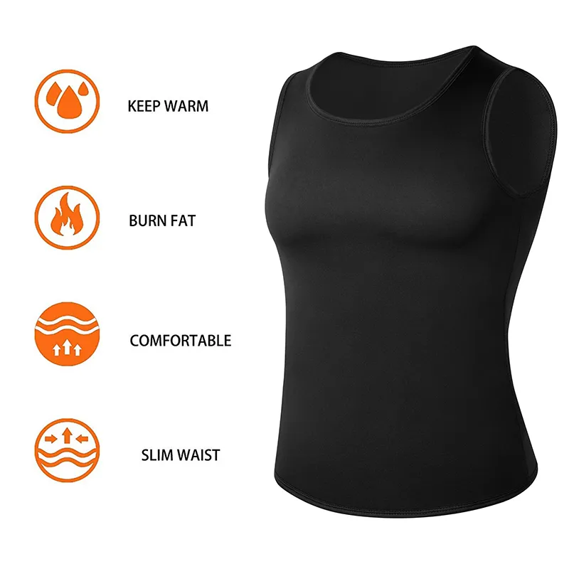 Neoprene Waist Trainer Peacocks Ladies Thermal Vests For Men Hot Corset Body Shaper For Weight Loss Sauna Tank Top Workout Shapers Shirt In Black From Homepro12 7.39 DHgate.Com