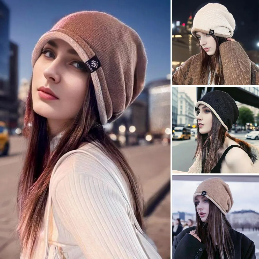DHgate.com:Cozy Knitted Winter Hat: Soft, Warm, Elastic No