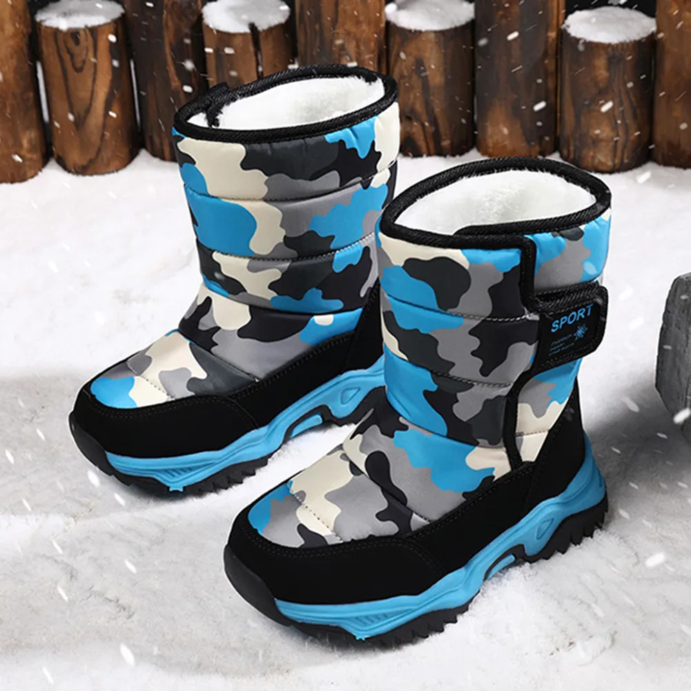 Girls Shoes Kids Snow Boots Warm Anti Slip Winter Shoes