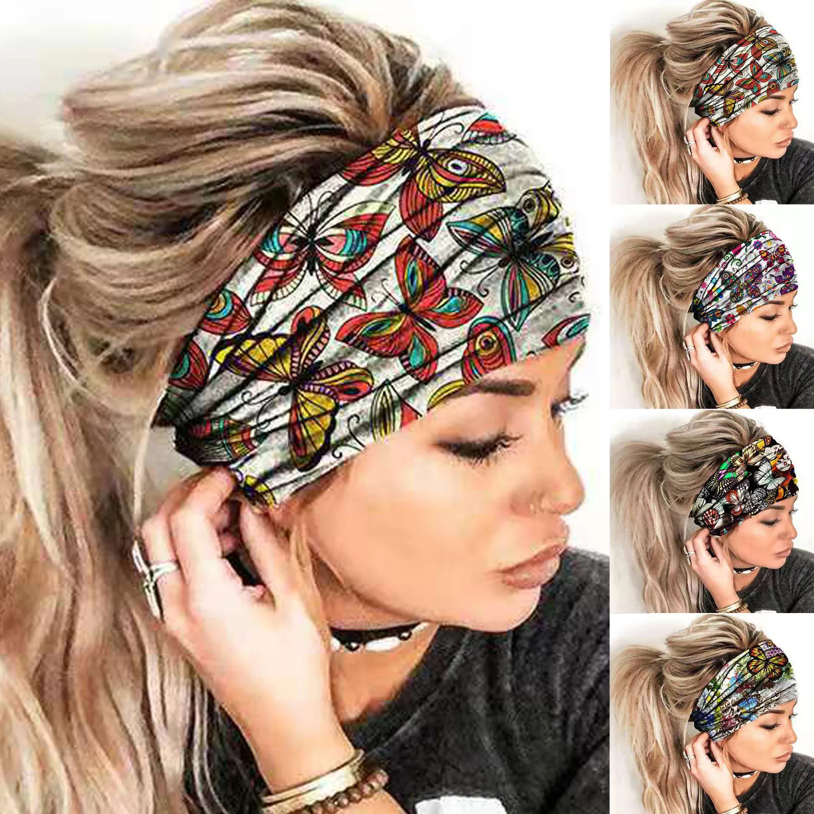 POPBAND Arizona Haarbänder Set – 5 Stück, Dehnbar, Hautfreundlich & Auch Als Armband Tragbar