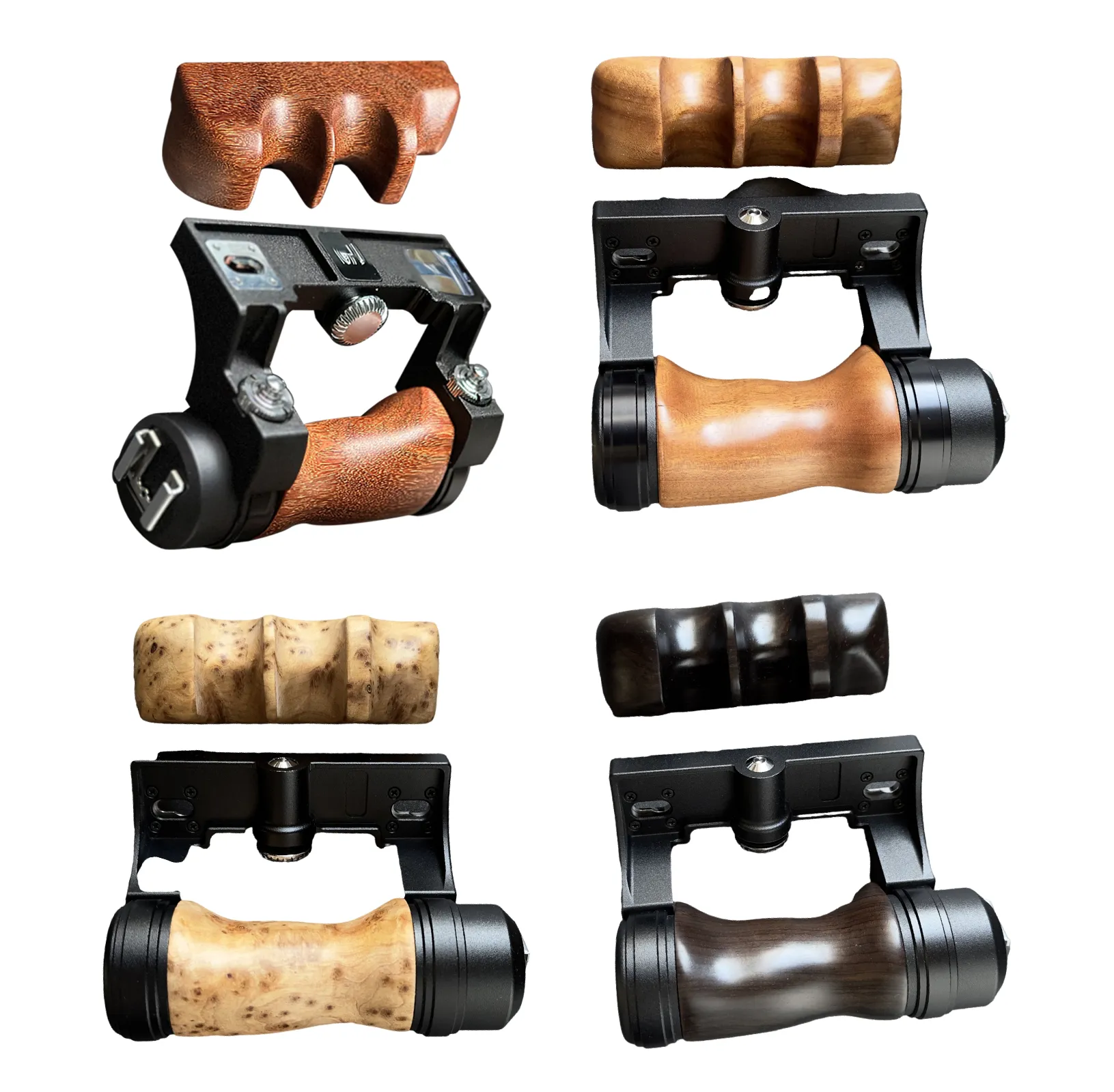 Wood Camera Hand Grip for Pentax 67 6X7 67 Left and Right Handle
