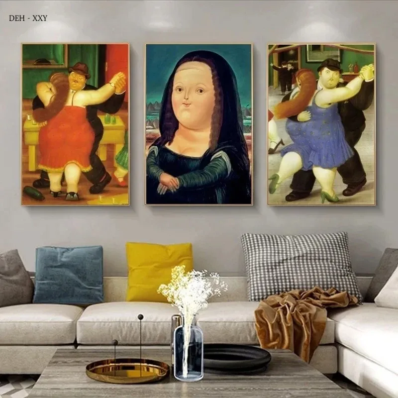 Wholesale Scandinavian Abstract Wall Art Fernando Botero Famous Oil ...